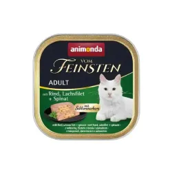 ANIMONDA Vom Feinsten Cat wołowina, łosoś, szpinak 100g